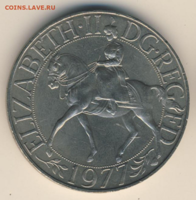 Великобритания, 25 пенсов 25 лет правления до 24.06.22 23:00 - #И-206