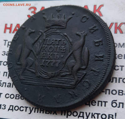 1777 Сибирь 5 коп. - 20220622_141906
