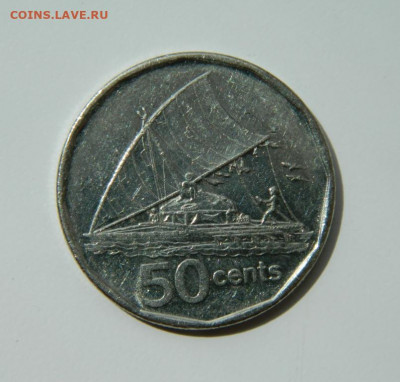Фиджи 50 центов 2009 г. (Парусник) до 28.06.22 - DSCN0061.JPG