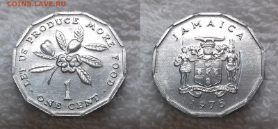 ЯМАЙКА 1 цент 1975 (ФАО) до 29 июня 22-00 мск - ЯМАЙКА 1 цент 1975 ФАО KM 64 20191225_1226