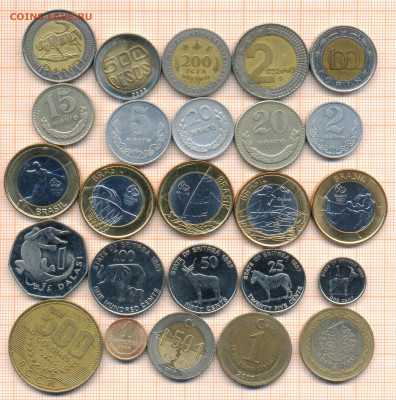 монеты разные 20 от 5 руб. фикс цена - лист 20 001
