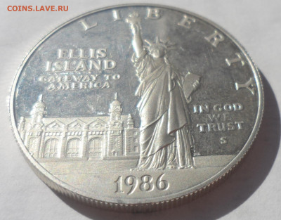 США 1 доллар 1986 г. S. Остров Эллис. 100 лет статуе Свободы - SAM_0092.JPG