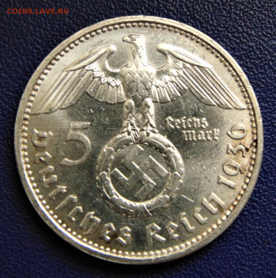 Германия. 5 марок 1936 D. До 30.06.22 - DSC01590.JPG