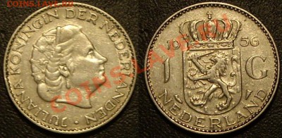 Ag, 1 гульден, Нидерланды, 1956г до 26.11.11 - 1г 1956 Нидер.JPG