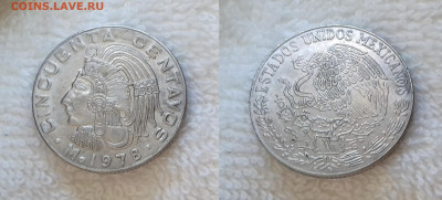 МЕКСИКА 50 сентаво 1978 до 1 июля 22-00 мск - МЕКСИКА 50 сентаво 1978 20181019_140050