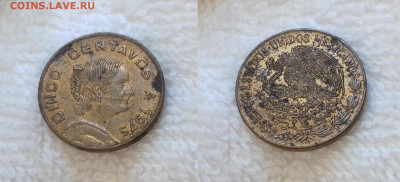 МЕКСИКА 5 сентаво 1975 до 1 июля 22-00 мск - МЕКСИКА 5 сентаво 1975 20181019_134638