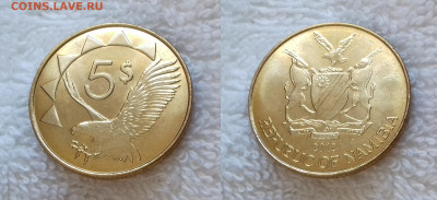 НАМИБИЯ 5 долларов 2012 до 1 июля 22-00 мск - НАМИБИЯ 5 долларов 2012 20181019_160756