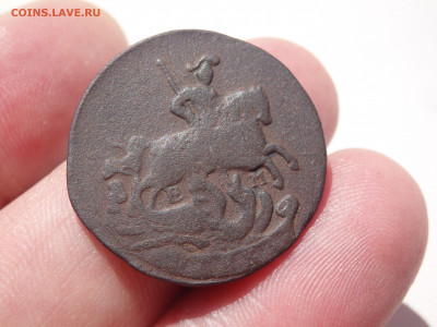 1 копейка 1763 года ЕМ (перечекан) оценка - P6260497.JPG