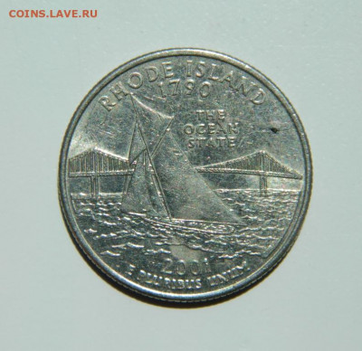США 25 центов 2001 г. (Парусник) до 30.06.22 - DSCN0316.JPG