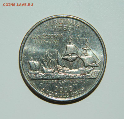 США 25 центов 2000 г. (Корабли) до 30.06.22 - DSCN0282.JPG