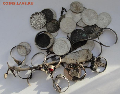 около 100 гр серебряного лома - 2