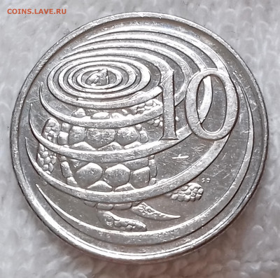 Каймановы острова 10 центов 2005 до 3 июля 22-00 мск - Каймановы острова 10 центов 2005 20220627_134343