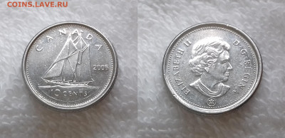 КАНАДА 10 центов 2006 L до 3 июля 22-00 мск - КАНАДА 10 центов 2006 Кленовый лист 20190201_1320