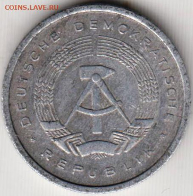 ГДР 5 пфеннигов 1980 г.  до 04.07.22 г. в 23.00 - 003