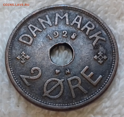 Дания 2 эре 1928 до 4 июля 22-00 мск - Дания 2 эре 1928 20220620_141946
