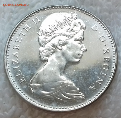 Канада 5 центов 1965 aUNC до 4 июля 22-00 мск - Канада 5 центов 1965 20220628_124011