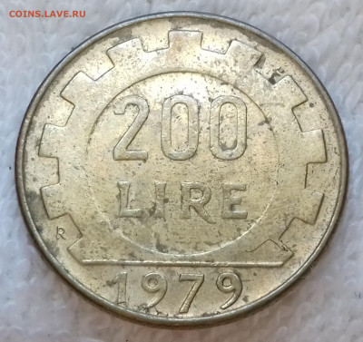 Италия 200 лир 1979 до 5 июля 22-00 мск - Италия 200 лир 1979 20220629_122941
