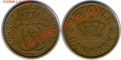 >L<Старая Дания 2 кроны 1925 до 27.11.11 21:00 - Дания_2_кроны_25