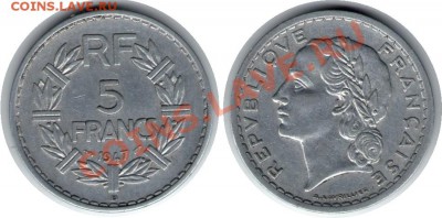 >L< Франция 5 франков 1947 до 27.11.11 21:00 - Франция_5_франков_47