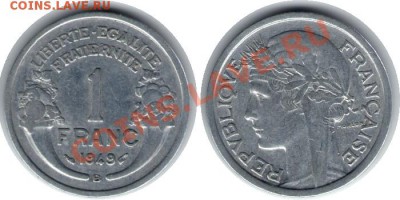 >L< Франция 1 франк 1949 до 27.11.11 21:00 - Франция_1_франк_49