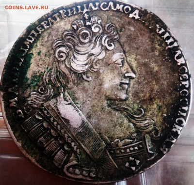 Рубль 1731 года - анна_1731а