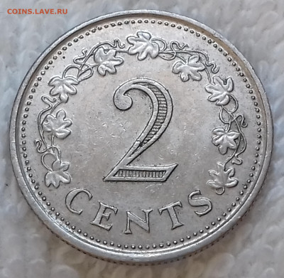 Мальта 2 цента 1972 до 7 июля 22-00 мск - Мальта 2 цента 1972 20220701_153243