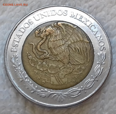 Мексика 2 песо 2006 до 7 июля 22-00 мск - Мексика 2 песо 2006 20220701_153437