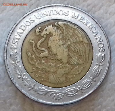 Мексика 2 песо 2002 до 7 июля 22-00 мск - Мексика 2 песо 2002 20220701_153527