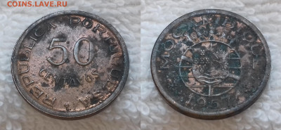 МОЗАМБИК ПОРТУГ. 50 сентаво 1957 до 7 июля 22-00 мск - МОЗАМБИК ПОРТУГ. 50 сентаво 1957 20200326_1120