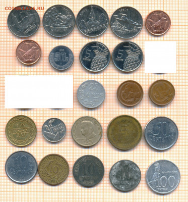 монеты разные 9 от 5 руб. фикс цена - лист 9 001