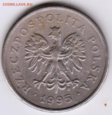 ПОЛЬША 1 злотый 1995 г. до 08.07.22 г. в 23.00 - 017