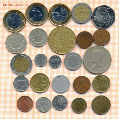 монеты разные 17 от 5 руб. фикс цена - лист 17 001