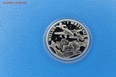 Польша 10 злотых. 70 лет начала Второй Мировой Войны.Ag - Польша2