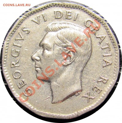 E30 Канада 5¢ George VI Canada Nickel 1951 до 29.11 в 22°° - E30 5c 1951_2