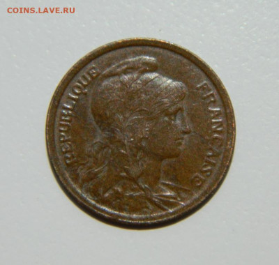 Франция 1 сантим 1914 г. до 05.07.22 - DSCN1071.JPG