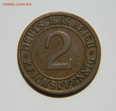 Германия 2 рейхспфеннига 1924 г. "J" до 11.07.22 - DSCN1088.JPG