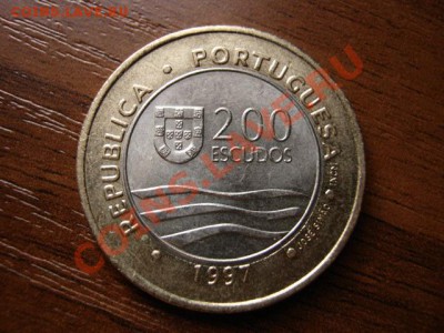 Португалия 200 эск 1997 Биметалл Дельфины до 25.11 в 21.00 М - IMG_1775