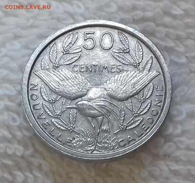 НОВАЯ КАЛЕДОНИЯ 50 сентимов 1949 Кагу до 12 июля 22-00 мск - НОВАЯ КАЛЕДОНИЯ 50 сентимов 1949 20200215_142843