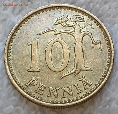 Финляндия 10 пенни 1980 до 12 июля 22-00 мск - Финляндия 10 пенни 1980 20220705_153937