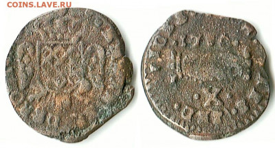 Мальтийский Орден - Мальтийский орден X (10) грани (карлино) 1786 KM-300.5 VG-30 F-40 VF-60 3,70gr