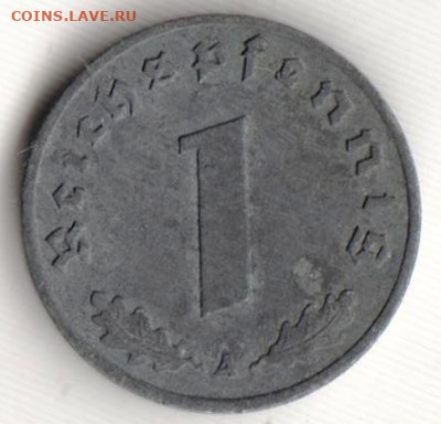 ГЕРМАНИЯ 1 пфенниг 1942 г. до 13.07.22 г. в 23.00 - 100