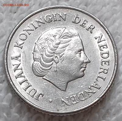 Нидерланды 25 центов 1965 до 14 июля 22-00 мск - Нидерланды 25 центов 1965 20220708_135322