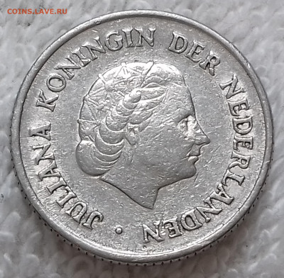 Нидерланды 25 центов 1951 до 14 июля 22-00 мск - Нидерланды 25 центов 1951 20220708_135345