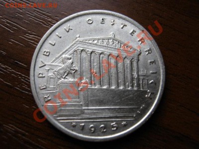 Австрия 1 шиллинг 1925 серебро до 25.11 в 21.00 М - IMG_1795