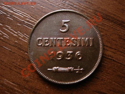 Сан Марино 5 чентезимо 1936 до 25.11 в 21.00 М - IMG_1787