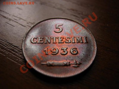 Сан Марино 5 чентезимо 1936 до 25.11 в 21.00 М - IMG_1822