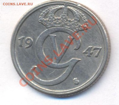Швеция 50 эре 1947 г.До 27.11.11 г. 21-00 МСК. - Швеция.1