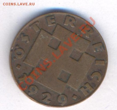 Австрия 2 грошен 1929 г.До 27.11.11 г. 21-00 МСК. - 1929