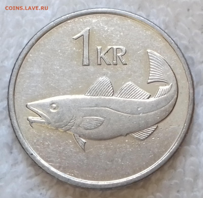 07 22-00 - Исландия 1 крона 1992 20220711_122804