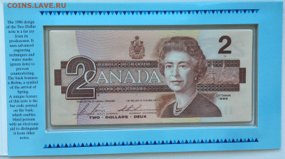 набор биметалл Канада 2 доллара 1996 бона 1986 медведь птица - IMG_9338.JPG